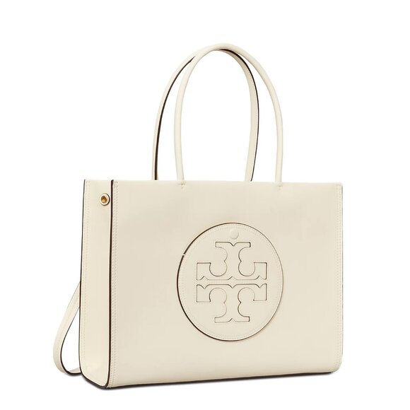 Tory Burch Small Ella Bio Tote – Warm White - Picture 3 of 9